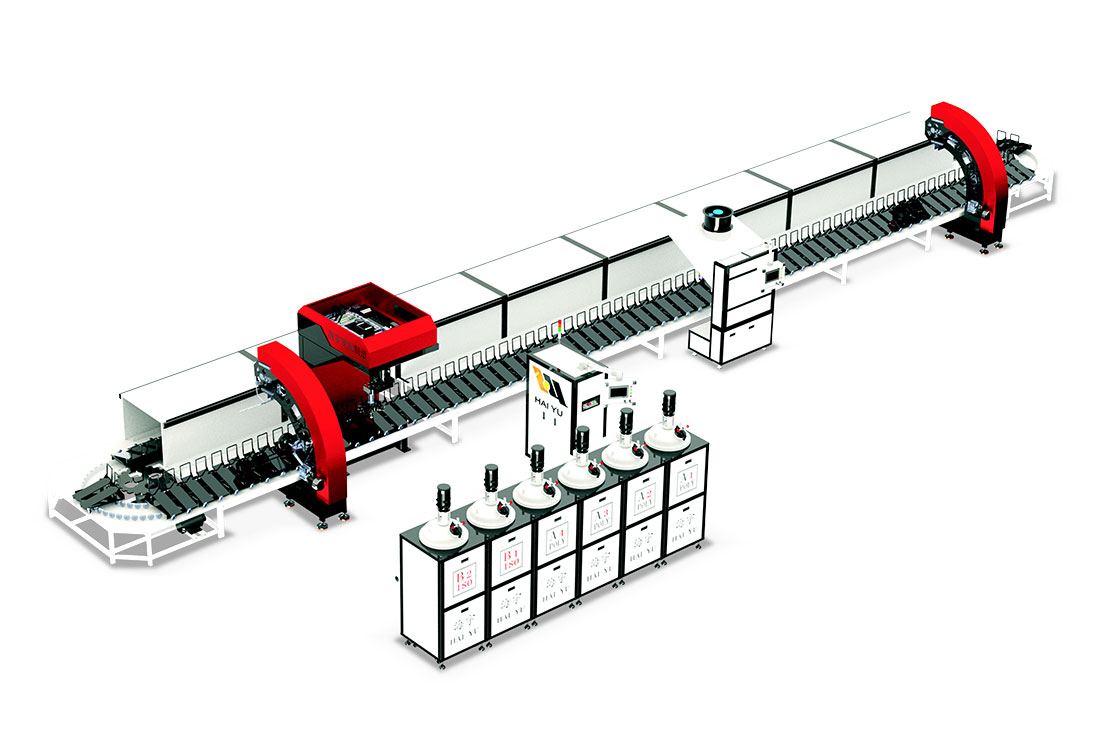 HY-IP4I2-120AAutomatic insole/sole polyurethane casting machine （Advanced �� Effcient Series）