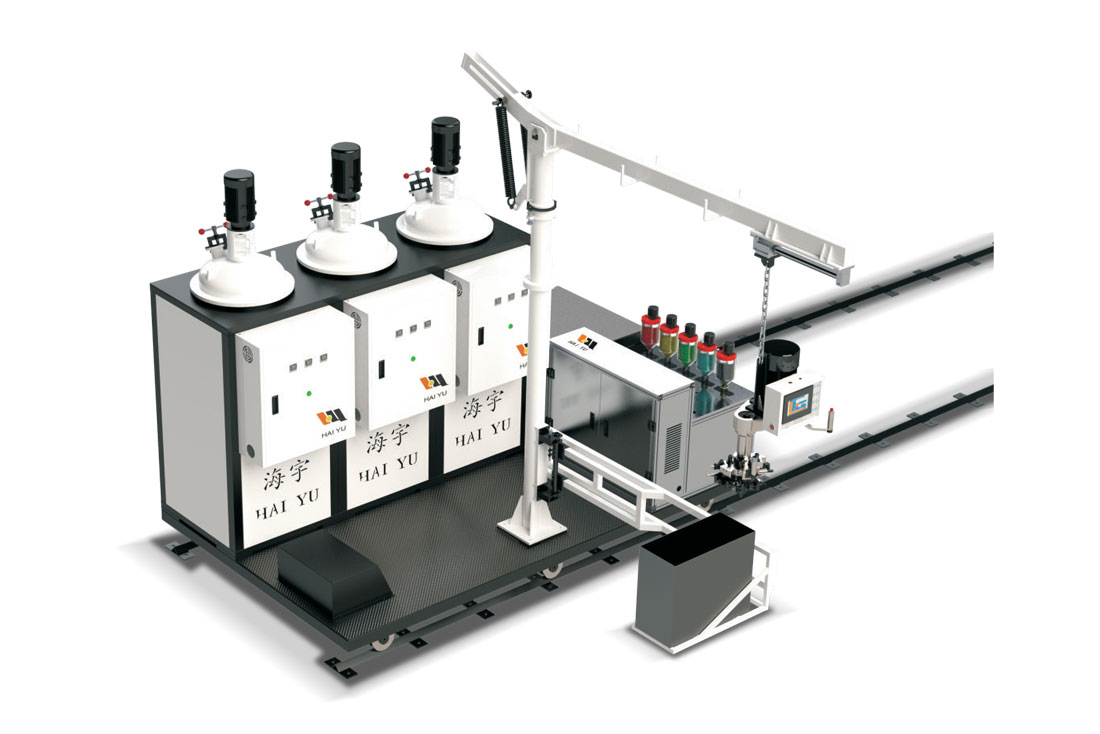 HY-TAP4I2-120M/250MTransparent dispensing pouring machine