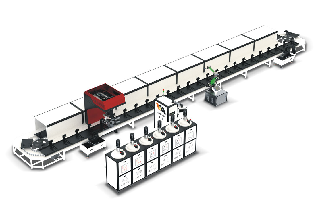 HY-P4I2-120A/250AFully Automatic Continuous Polyurethane CastingMachine（Advanced & Effcient Series）