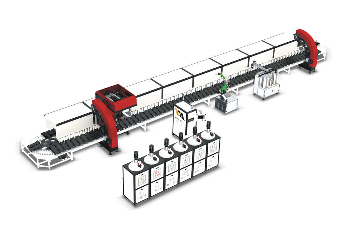 HY-IP4I2-120A/250AAutomatic insole/sole polyurethane casting machine（Advanced & Effcient Series）